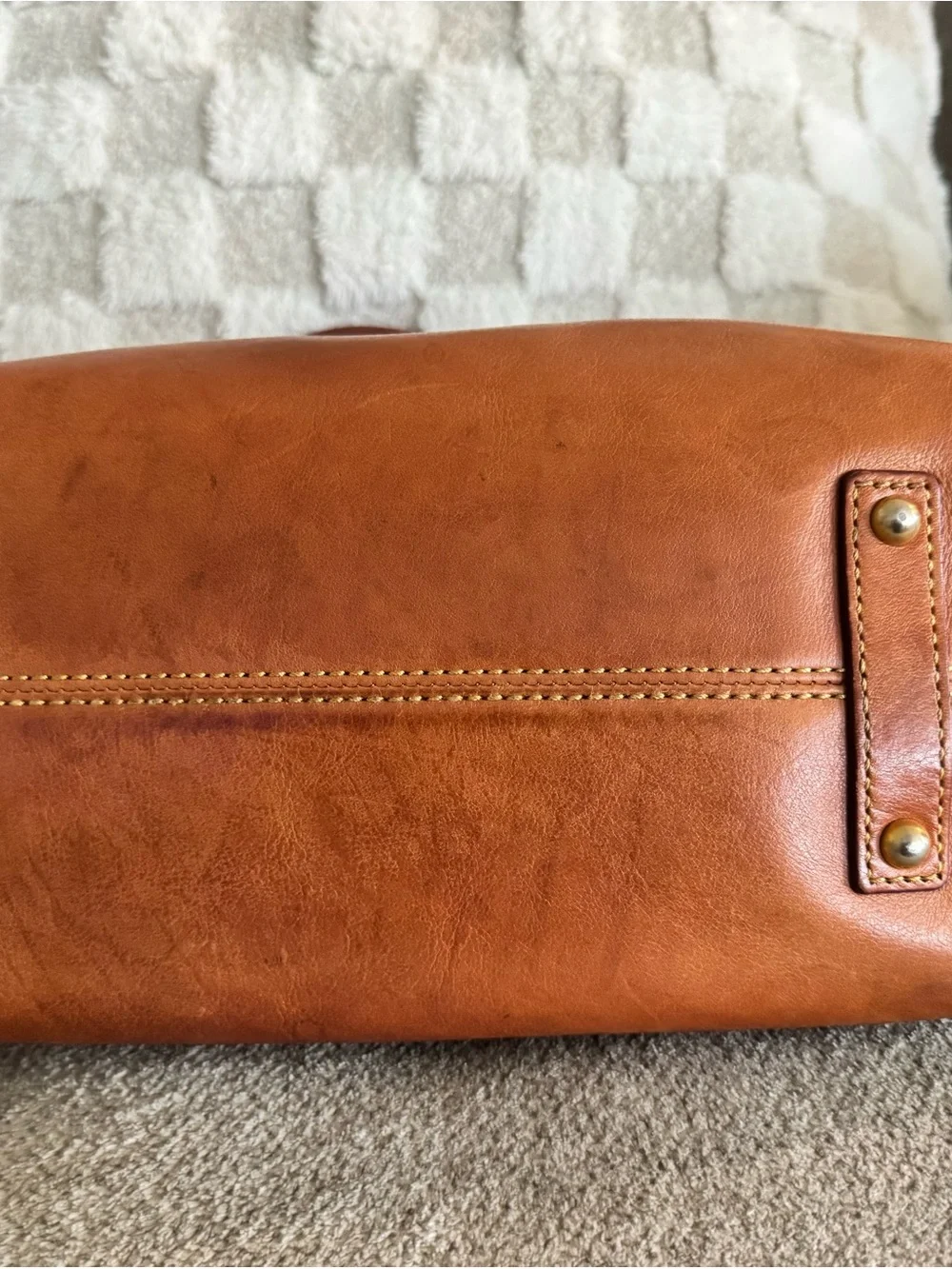 Dooney & Bourke Brown Leather Satchel - Cameron satchel